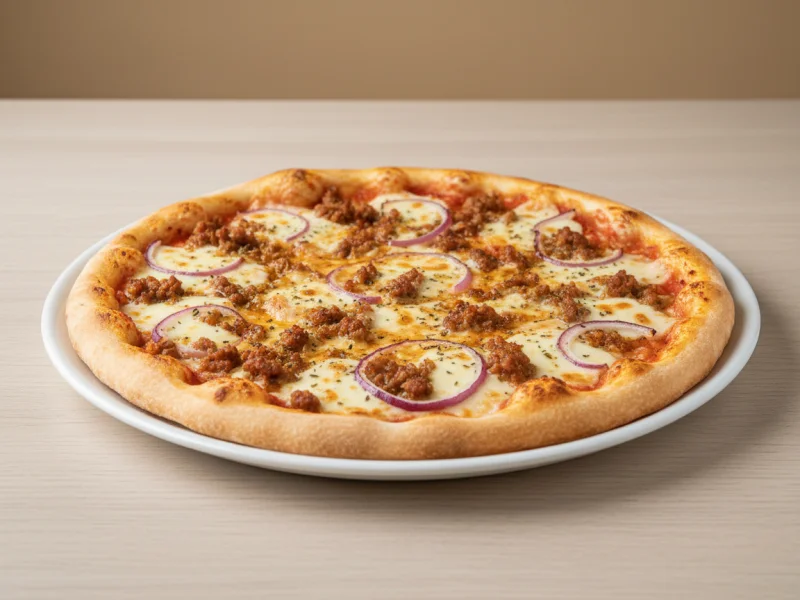 Pizza Beef & Onions