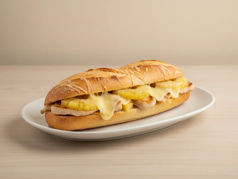 Baguette Hawaii Chicken