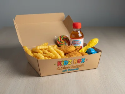 Kidz Box - Chicken Nuggets mit Pommes