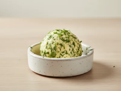 Portion Kräuterbutter