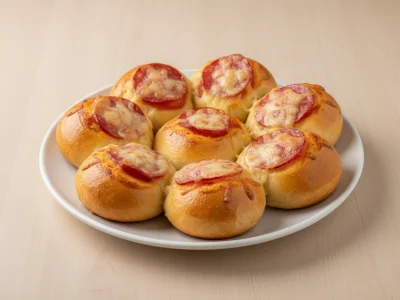 Pizzabrötchen 8 Stück mit Salami