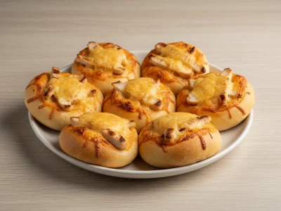 Pizzabrötchen 8 Stück mit Chicken Stripes