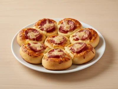 Pizzabrötchen 8 Stück mit Sucuk und Käse