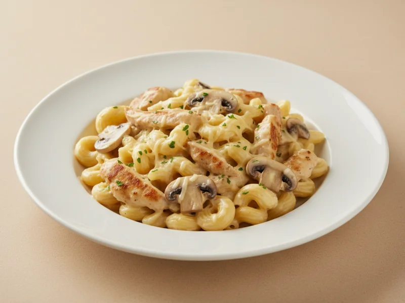 Pasta in Käse-Sahne-Sauce
