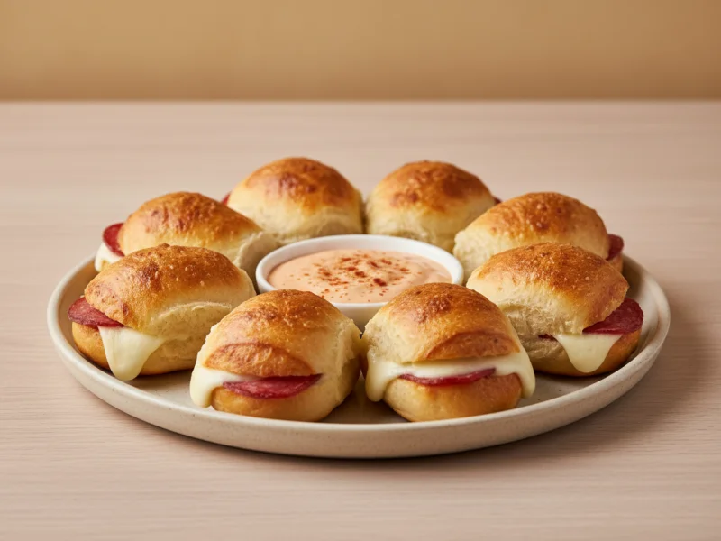 Pizzabrötchen 8 Stück mit Salami